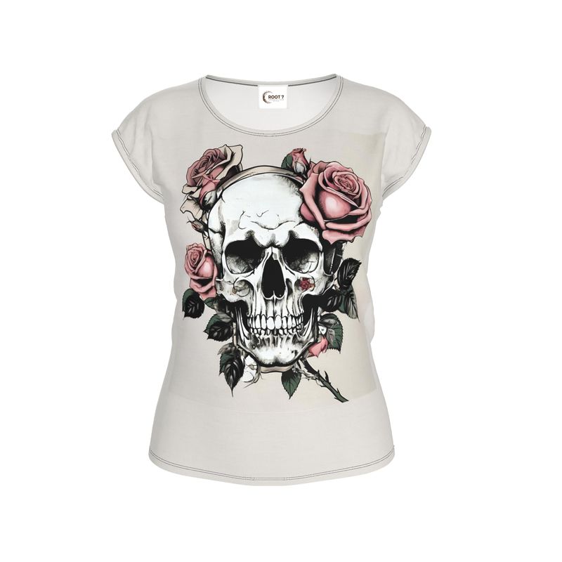 Skull & Rose Tee: Embrace Your Wild Bloom